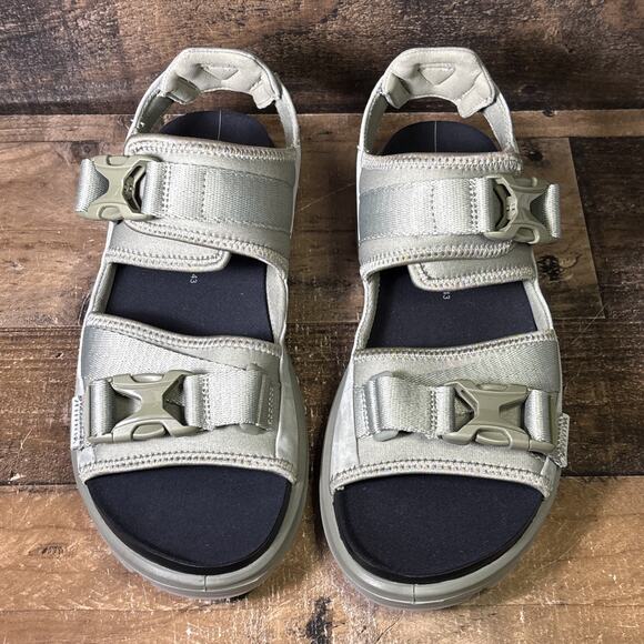 Ecco Men's Exowrap 3-Strap Phorene Sport Hiking Sandals Green Size 9-9.5 43 - Picture 4 of 9